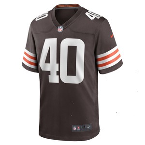 Matthew Adams Cleveland Browns Nike Team Game Jersey - Brown