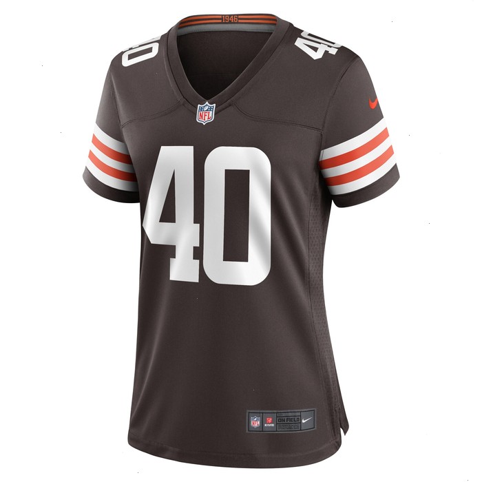 Matthew Adams Cleveland Browns Nike Women's Team Game Jersey - Brown