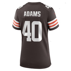 Matthew Adams Cleveland Browns Nike Women's Team Game Jersey - Brown