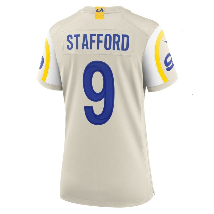 Matthew Stafford Los Angeles Rams Nike Women's Player Game Jersey - Bone