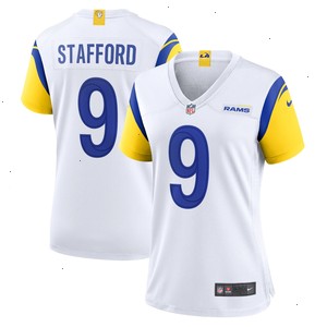 Matthew Stafford Los Angeles Rams Nike Women's Player Jersey - White