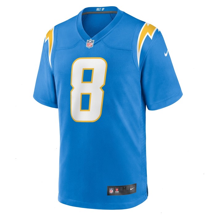 Max Duggan Los Angeles Chargers Nike Team Game Jersey - Powder Blue