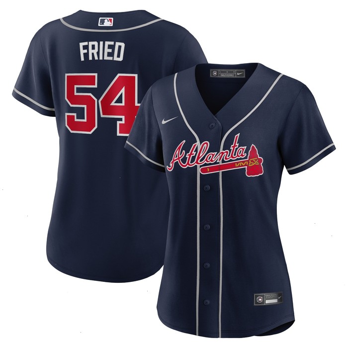 Max Fried Atlanta Braves Nike Women's Alternate Replica Player Jersey - Navy