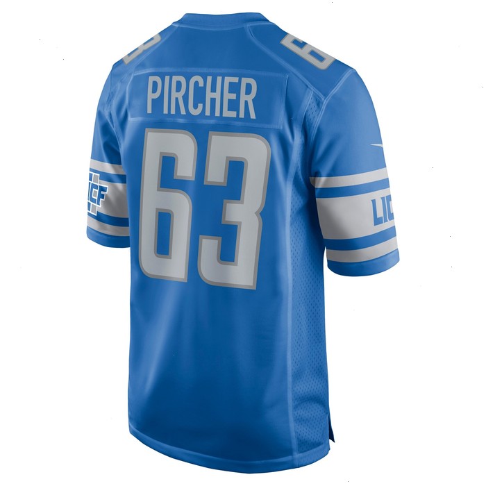 Max Pircher Detroit Lions Nike Team Game Jersey - Blue