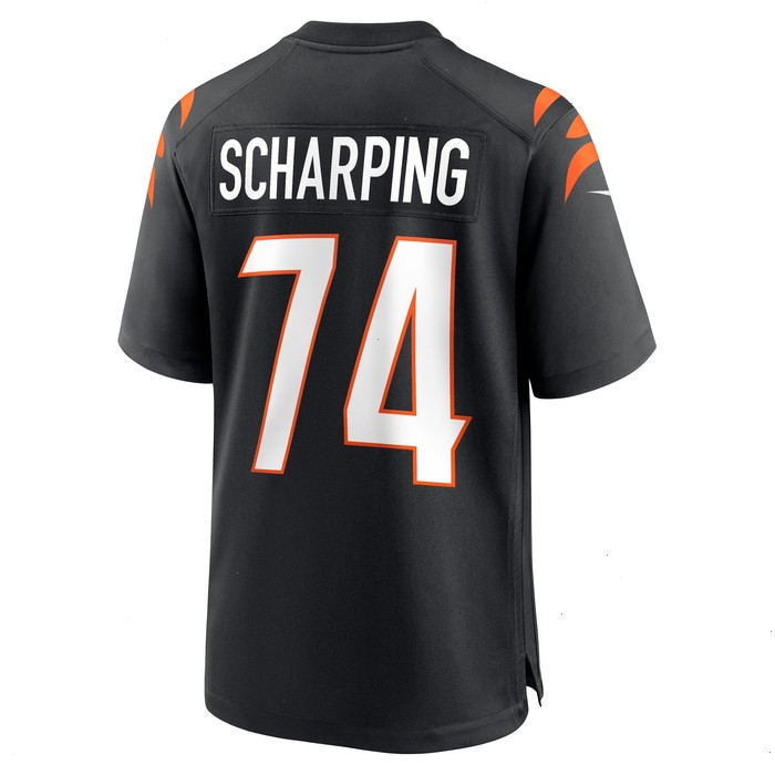 Max Scharping Cincinnati Bengals Nike Game Player Jersey - Black