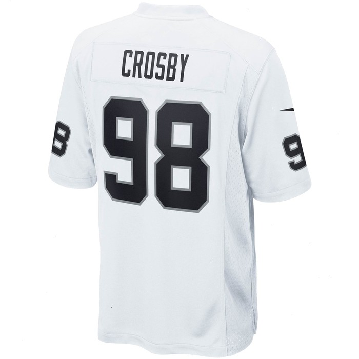 Maxx Crosby Las Vegas Raiders Nike Game Jersey - White