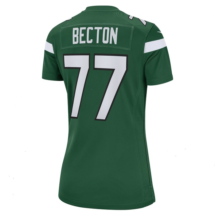 Mekhi Becton New York Jets Nike Women's Game Jersey - Gotham Green