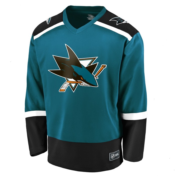 Men's Brent Burns Teal San Jose Sharks Player Jersey