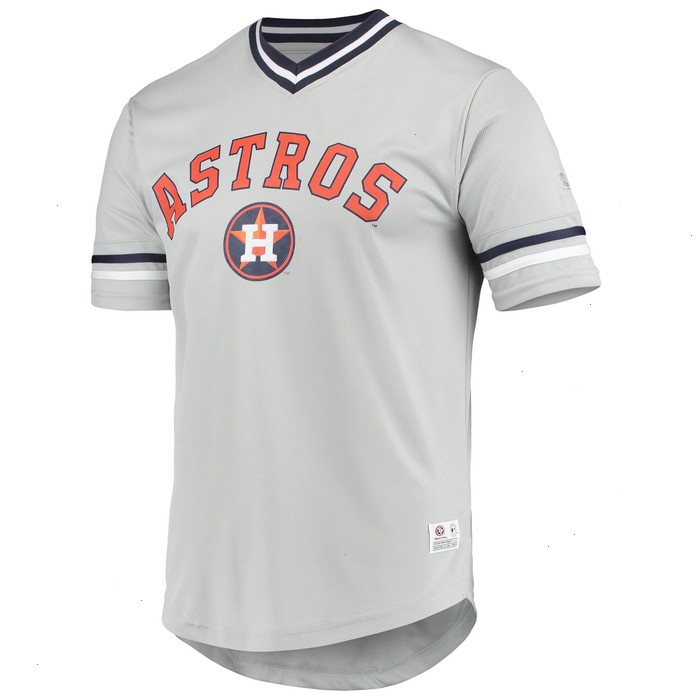 Men's Gray Houston Astros Replica V-Neck Jersey