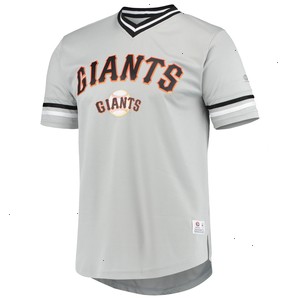 Men's Gray San Francisco Giants Replica V-Neck Jersey