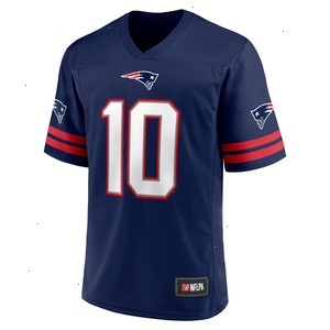 Men's Mac Jones Navy New England Patriots Replica Player Jersey