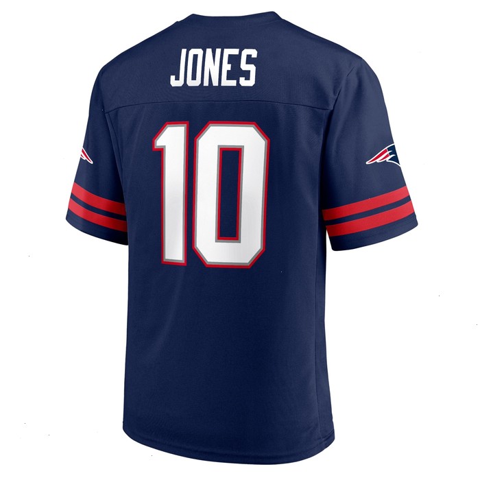 Men's Mac Jones Navy New England Patriots Replica Player Jersey