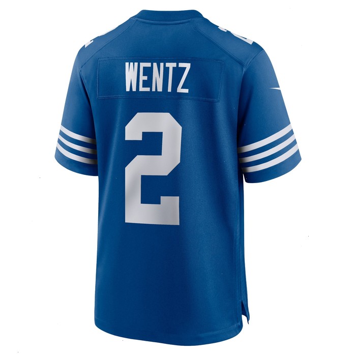 Men's Nike Carson Wentz Royal Indianapolis Colts Alternate Game Jersey