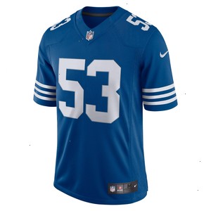 Men's Nike Darius Leonard Royal Indianapolis Colts Alternate Vapor Limited Jersey