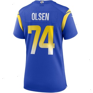 Merlin Olsen Los Angeles Rams Nike Women's Game Retired Player Jersey - Royal