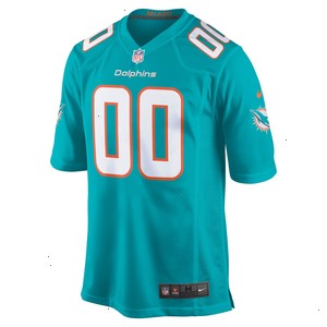 Miami Dolphins Nike Custom Game Jersey - Aqua