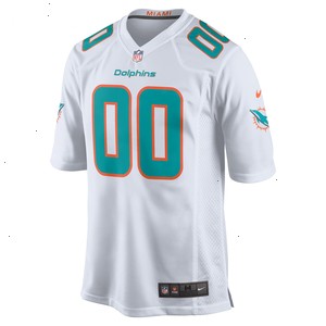 Miami Dolphins Nike Custom Game Jersey - White