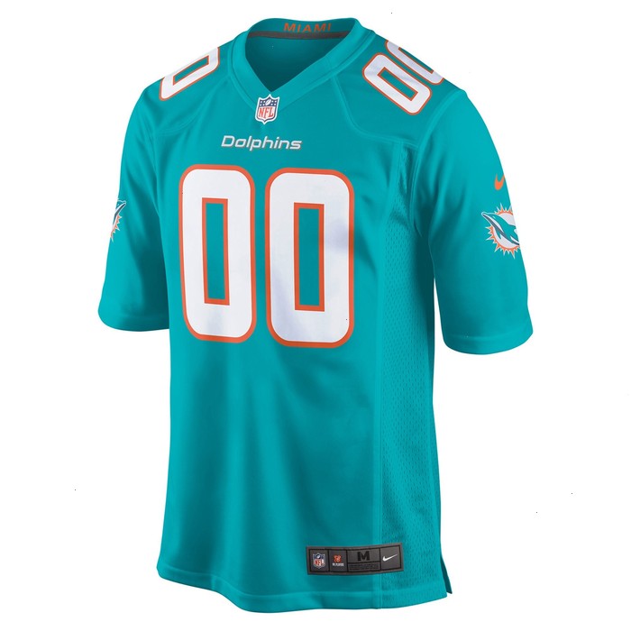 Miami Dolphins Nike Youth Custom Game Jersey - Aqua