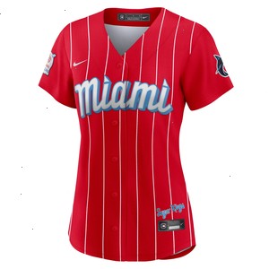 Miami Marlins Nike Women's City Connect Replica Jersey - Red