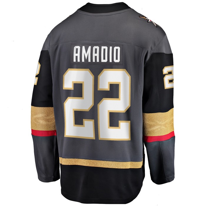 Michael Amadio Vegas Golden Knights Fanatics Branded Alternate Breakaway Player Jersey - Gray