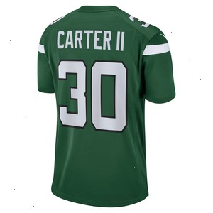 Michael Carter II New York Jets Nike Game Jersey - Gotham Green