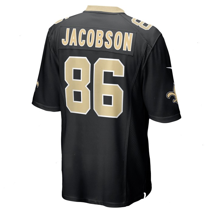 Michael Jacobson New Orleans Saints Nike Game Jersey - Black