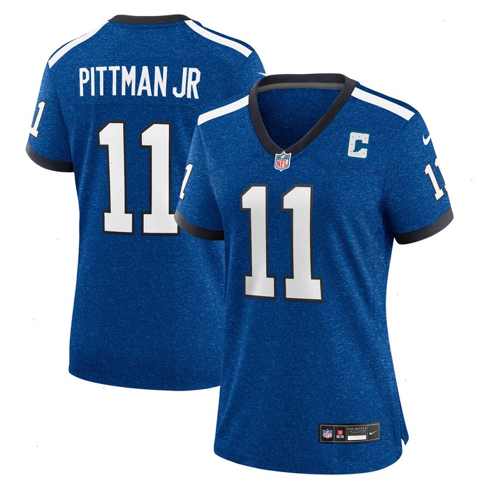 Michael Pittman Jr. Indianapolis Colts Nike Women's Player Jersey - Blue