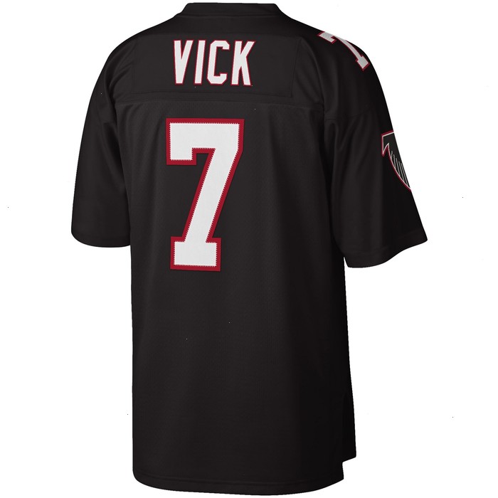 Michael Vick Atlanta Falcons Mitchell & Ness Big & Tall 2002 Retired Player Replica Jersey - Black