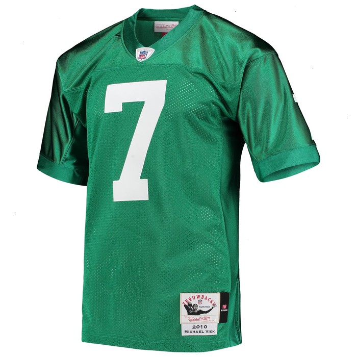 Michael Vick Philadelphia Eagles Mitchell & Ness 2010 Authentic Throwback Retired Player Jersey - Kelly Green