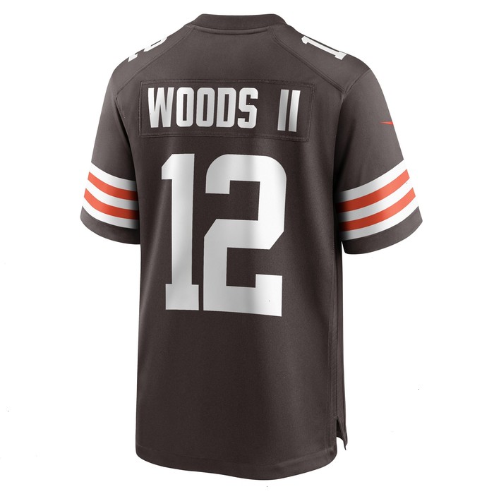 Michael Woods II Cleveland Browns Nike Game Player Jersey - Brown