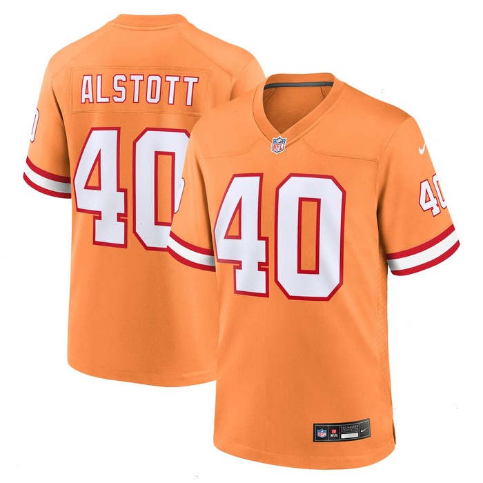 Mike Alstott Tampa Bay Buccaneers Nike Throwback Game Jersey - Orange