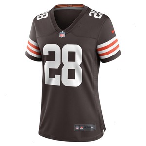 Mike Ford Cleveland Browns Nike Women's Team Game Jersey - Brown