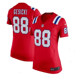 Mike Gesicki New England Patriots Nike Women's Alternate Game Jersey - Red