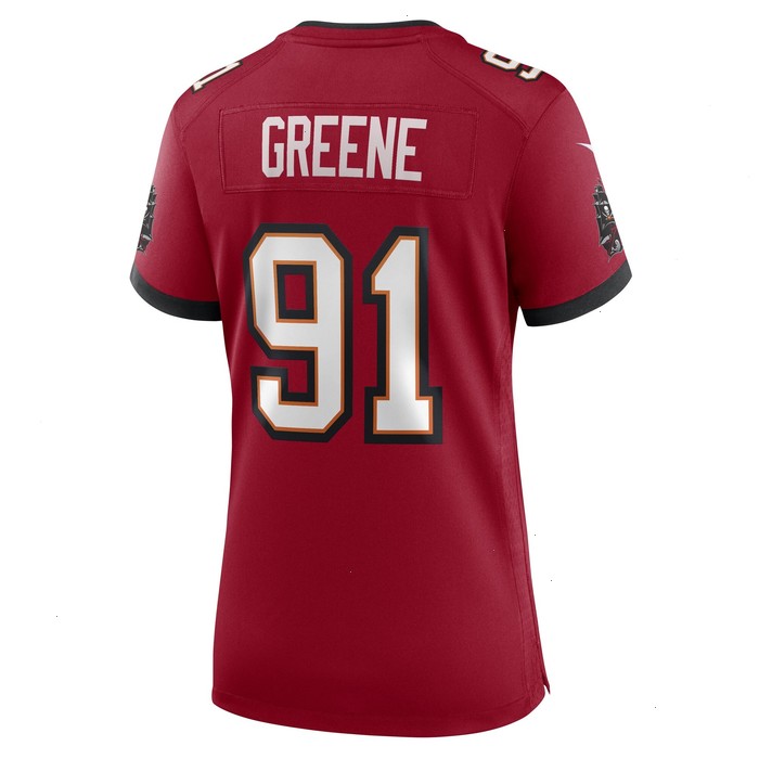 Mike Greene Tampa Bay Buccaneers Nike Women's Game Player Jersey - Red