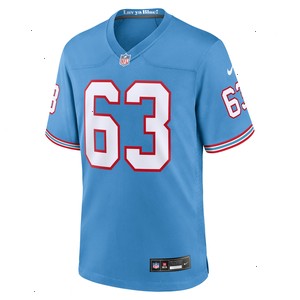 Mike Munchak Tennessee Titans Nike Oilers Throwback Retired Player Game Jersey - Light Blue