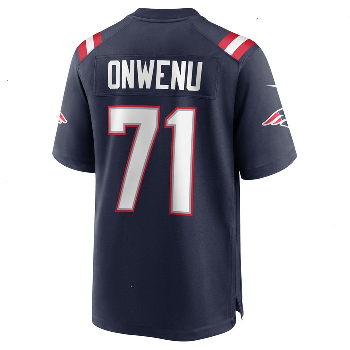 Mike Onwenu New England Patriots Nike Team Game Jersey - Navy