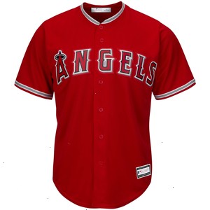 Mike Trout Los Angeles Angels Big & Tall Replica Player Jersey - Red