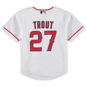 Mike Trout Los Angeles Angels Nike Preschool Home Replica Player Jersey - White