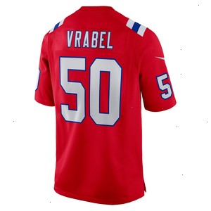 Mike Vrabel New England Patriots Nike Retired Player Alternate Game Jersey - Red