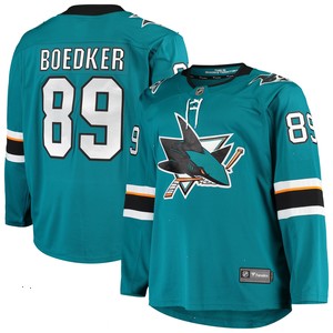 Mikkel Boedker San Jose Sharks Fanatics Branded Breakaway Home Player Jersey - Teal