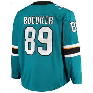 Mikkel Boedker San Jose Sharks Fanatics Branded Breakaway Home Player Jersey - Teal