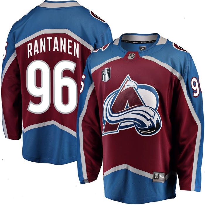 Mikko Rantanen Colorado Avalanche Fanatics Branded Home 2022 Stanley Cup Final Breakaway Player Jersey - Burgundy