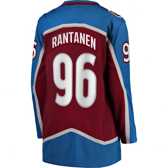 Mikko Rantanen Colorado Avalanche Fanatics Branded Women's Home 2022 Stanley Cup Final Breakaway Player Jersey - Burgundy