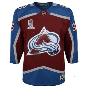 Mikko Rantanen Colorado Avalanche Youth Home 2022 Stanley Cup Champions Premier Player Jersey - Burgundy