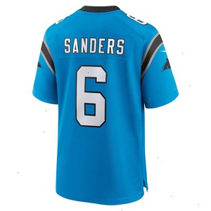 Miles Sanders Carolina Panthers Nike Team Game Jersey - Blue