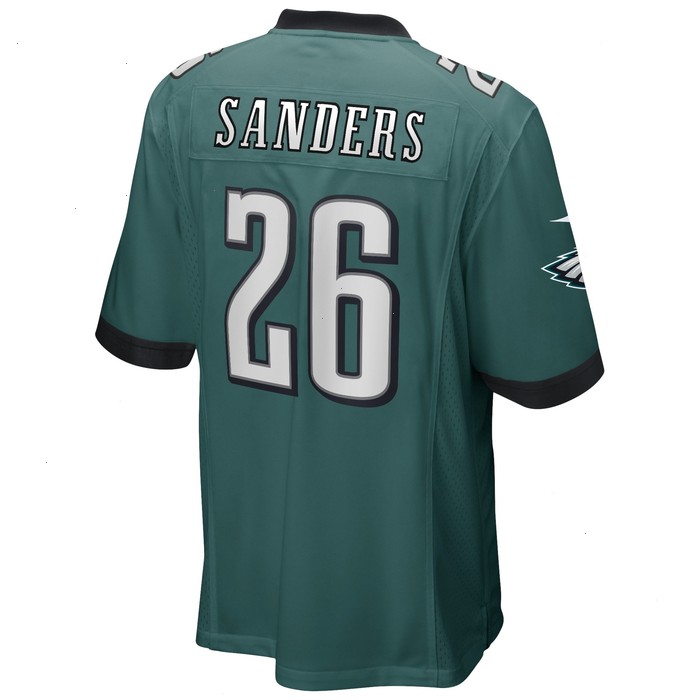 Miles Sanders Philadelphia Eagles Nike Game Player Jersey - Midnight Green