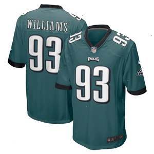 Milton Williams Philadelphia Eagles Nike Game Jersey - Midnight Green