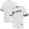 Milwaukee Brewers Majestic Team Official Jersey - White