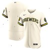Milwaukee Brewers Nike Home Authentic Team Jersey - Cream
