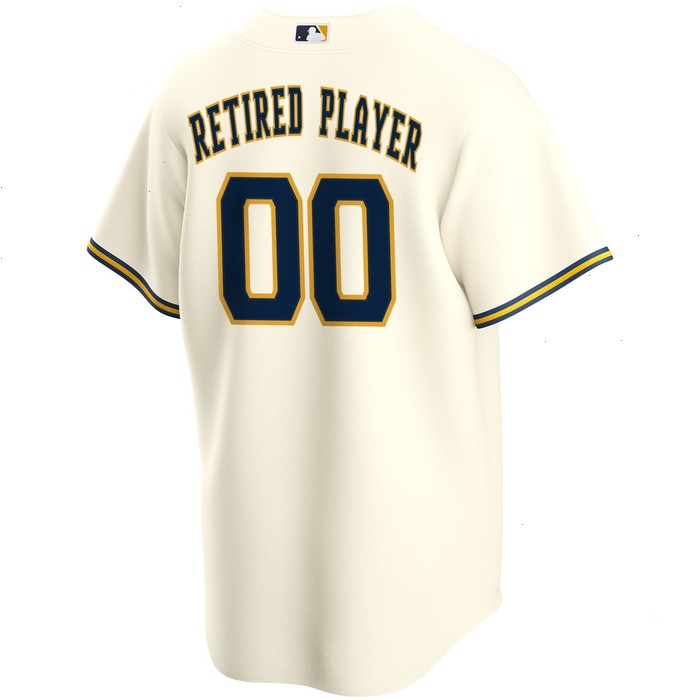 Milwaukee Brewers Nike Home Pick-A-Player Retired Roster Replica Jersey - Cream